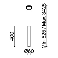 Maytoni Modern Pro Focus Подвесной светильник цвет: черный MOD161PL-01B1