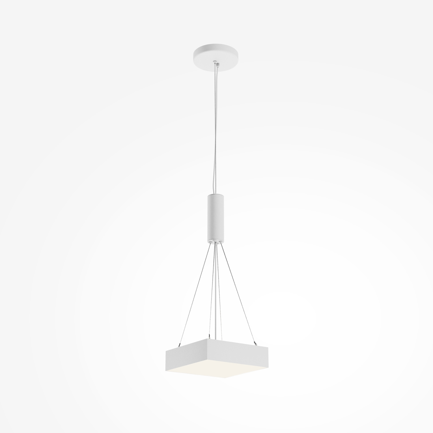 Maytoni Technical Zon Потолочный светильник цвет: белый C032CL-24W4K-SQ-W