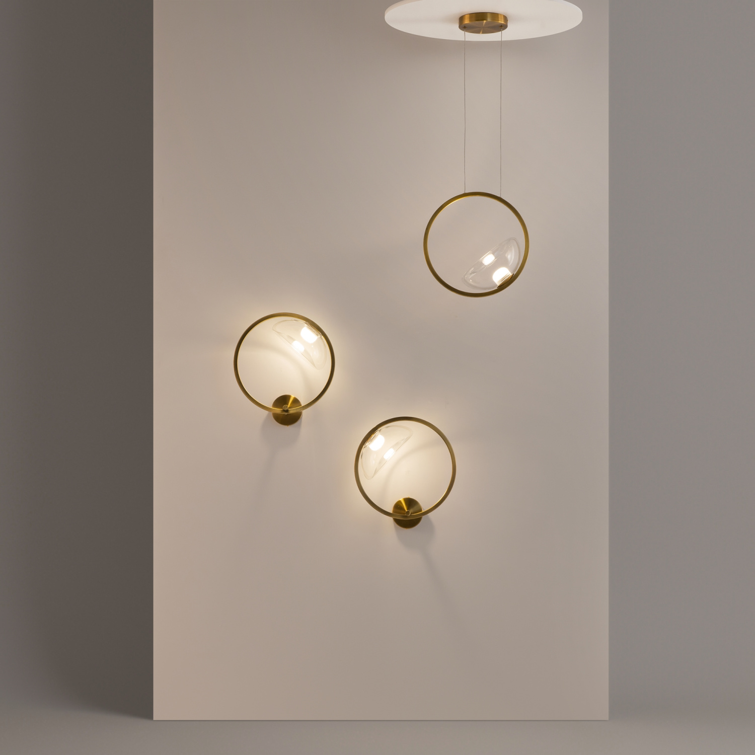 Maytoni Modern Lunare Подвесной светильник цвет: латунь MOD327PL-L5BS3K