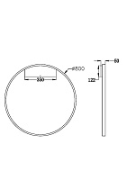 Maytoni Modern Rim Настенный светильник (бра) цвет: черный MOD058WL-L50B3K