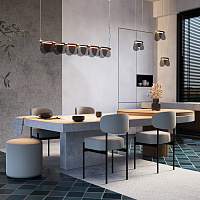 Maytoni Modern Fluffy Подвесной светильник цвет: черный MOD319PL-L30B3K