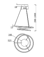 Maytoni Modern Nola Подвесной светильник цвет: латунь MOD100PL-L47BSK1