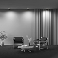 Maytoni Technical Zon Потолочный светильник цвет: белый C032CL-12W4K-SQ-W