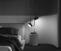 Maytoni Technical Bowl Подвесной светильник цвет: черный TR126B-20W3K-B