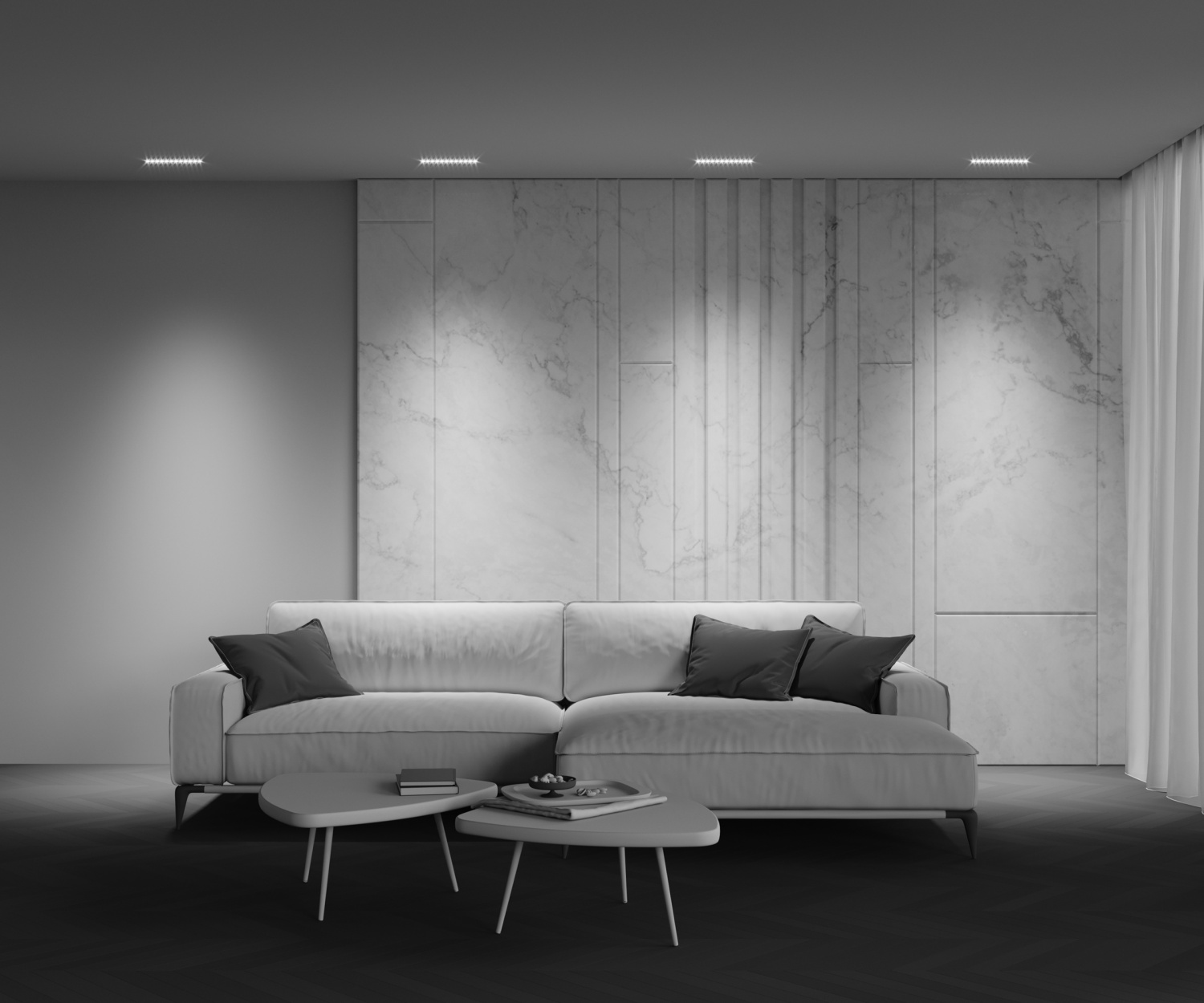 Maytoni Technical Points Встраиваемый светильник цвет: белый DL065-20W3-6K-W