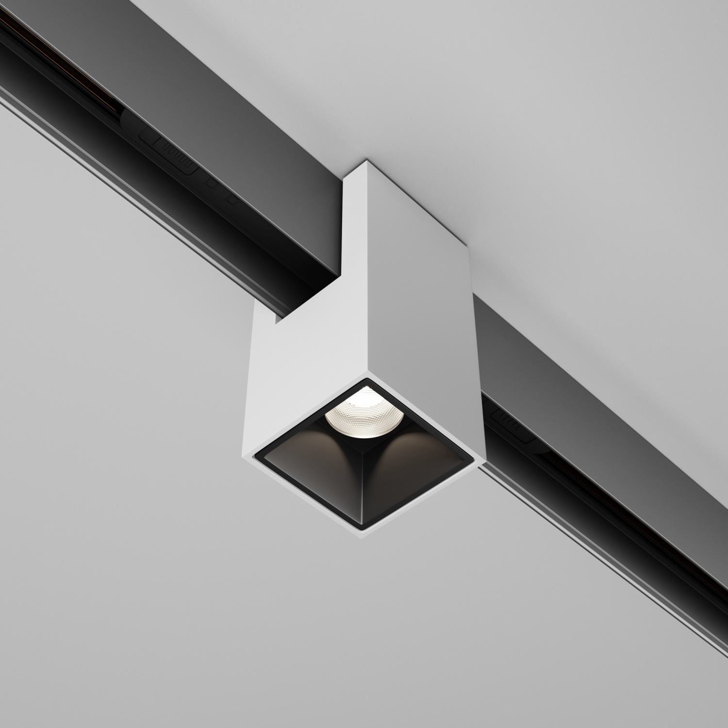 Maytoni Technical Alfa Трековый светильник цвет: черный TR121-2-7W4K-W