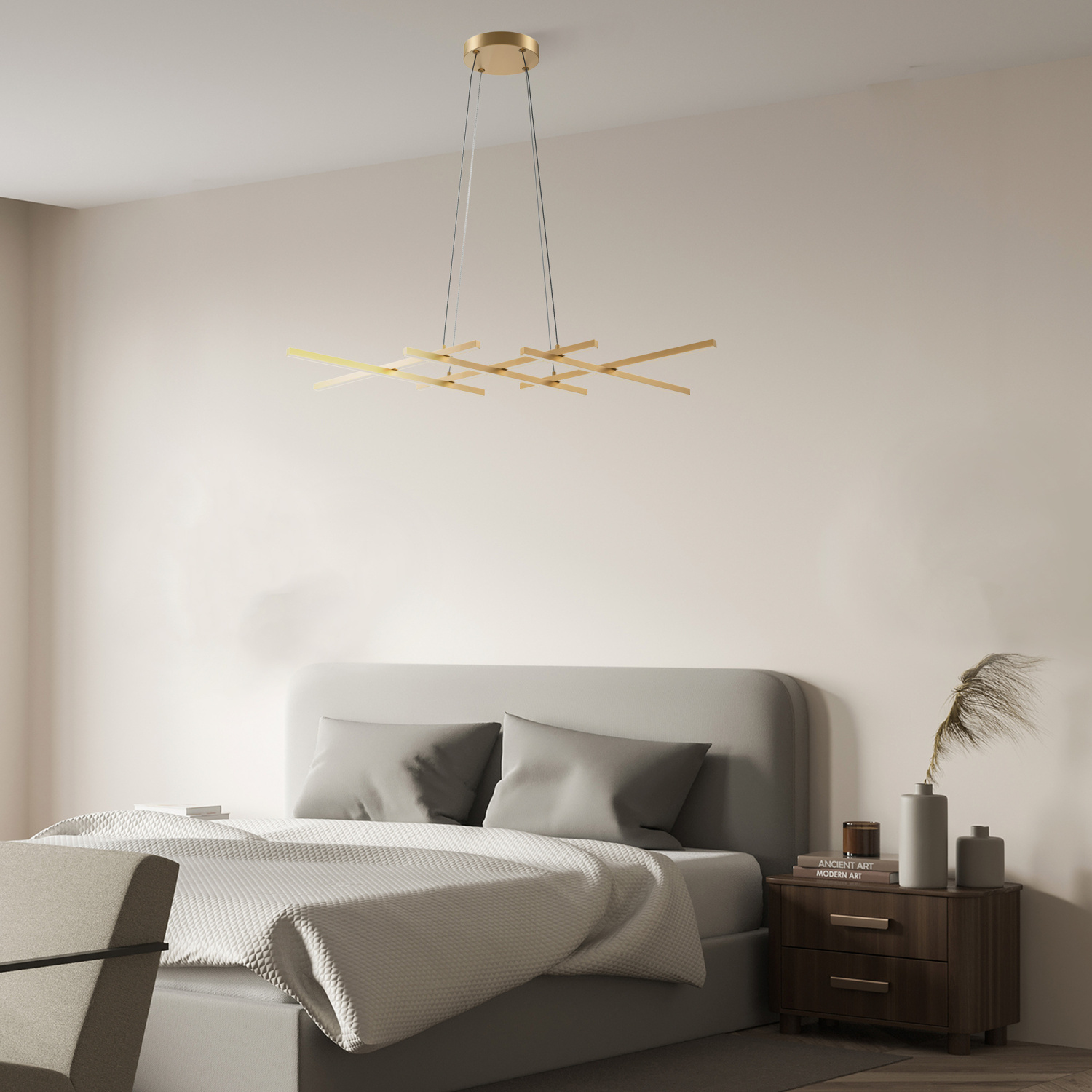 Maytoni Modern Halo Подвесной светильник цвет: латунь MOD244PL-L50BSK