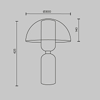 Maytoni Modern Memory Настольный светильник цвет: черный MOD177TL-01B