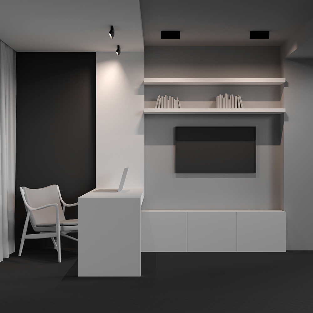 Maytoni Technical Basis Rot Потолочный светильник цвет: черный C133CL-12W3K-B