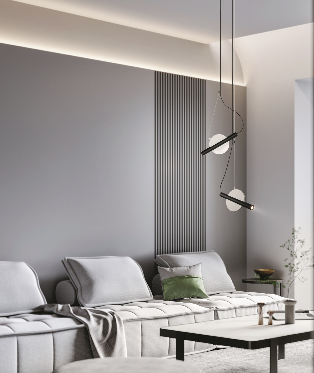 Maytoni Enigma Подвесной светильник 5вт, 3000k, белый/черный MOD150PL-L5W3K