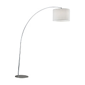 Maytoni Nevada Напольный светильник (торшер), цвет: хром/белый Z329-FL-01-CH