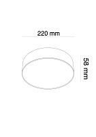Потолочный светильник.Матовое Золото.Цветовая температура.3000 К C032CL-L32MG3K