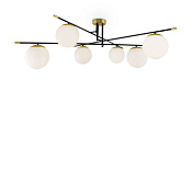 Потолочный светильник Nostalgia. Матовое Золото.Источник света E14.Количество лламп 6. MOD048CL-06G