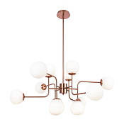 Maytoni Люстра.1100*550Н427мм. 12 плафонов. Цвет арматуры Латунь. Источник света Е14. MOD221-PL-12-G