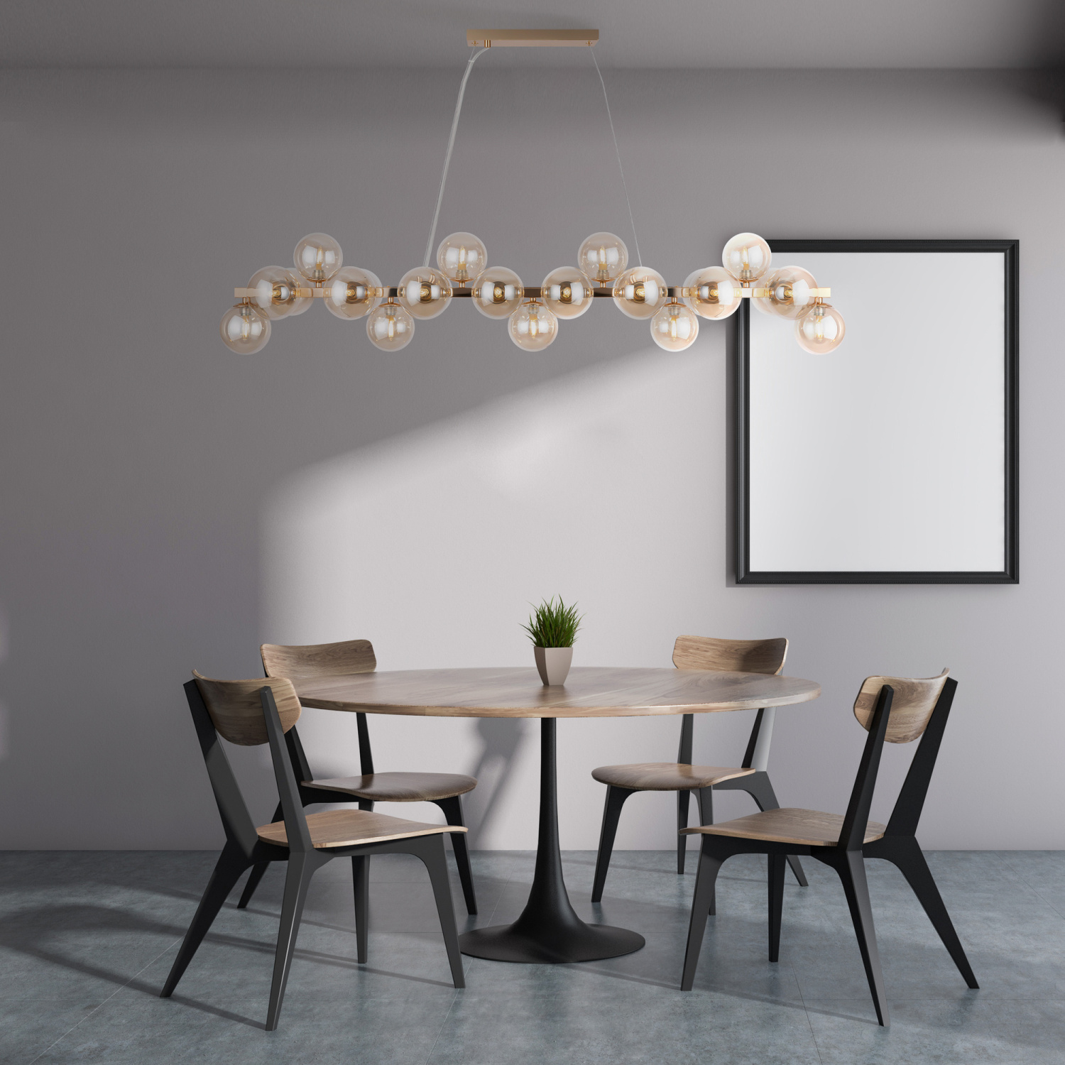 Maytoni Подвесной светильник. Цвет арматуры Золото. MOD547PL-25G