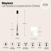 Maytoni Подвесной светильник Sintesi. P090PL-L12CH3K P090PL-L12CH3K