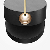 Maytoni Nuance Настенный светильник 10х6,6х14h, цвет: черный/латунь MOD180WL-L4B3K1