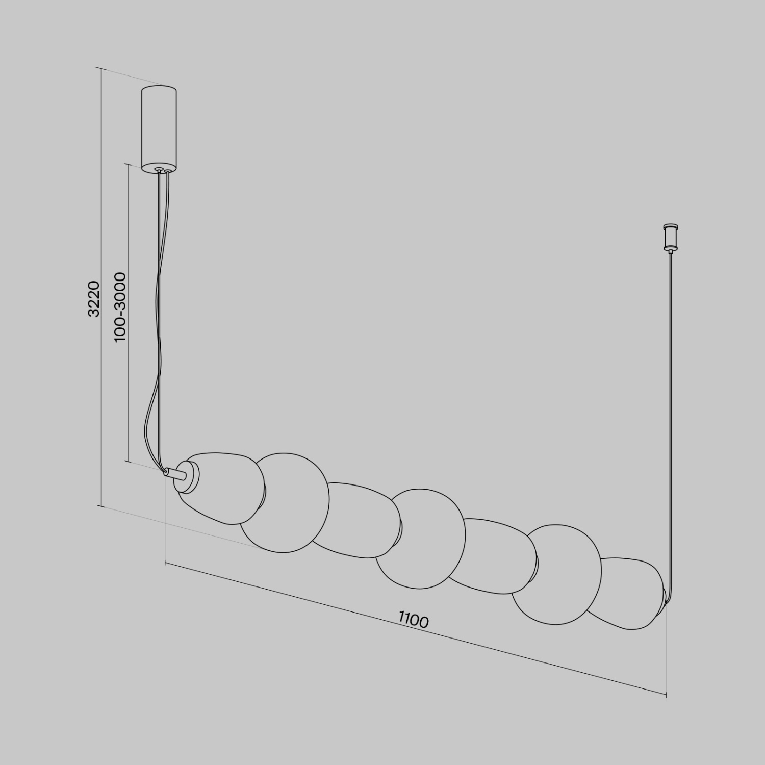 Maytoni Modern Pattern Подвесной светильник цвет: хром MOD267PL-L42CH3K