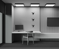 Maytoni Technical Zon Потолочный светильник цвет: черный C032CL-90W4K-SQ-B