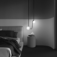 Maytoni Technical Luna Подвесной светильник цвет: черный TR125B-10W3K-B