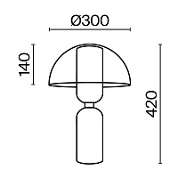 Maytoni Modern Memory Настольный светильник цвет: белый MOD177TL-01W
