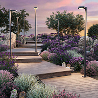 Maytoni Outdoor Dion Парковый светильник цвет: графит O472H-L50GF3K