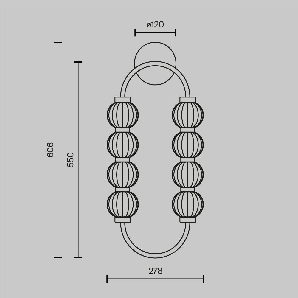 Maytoni Modern Amulet Настенный светильник (бра) цвет: золото MOD555WL-L11G3K