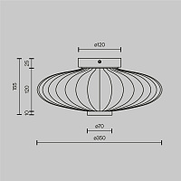 Maytoni Modern Amulet Настенный светильник (бра) цвет: хром MOD555WL-L8CH4K