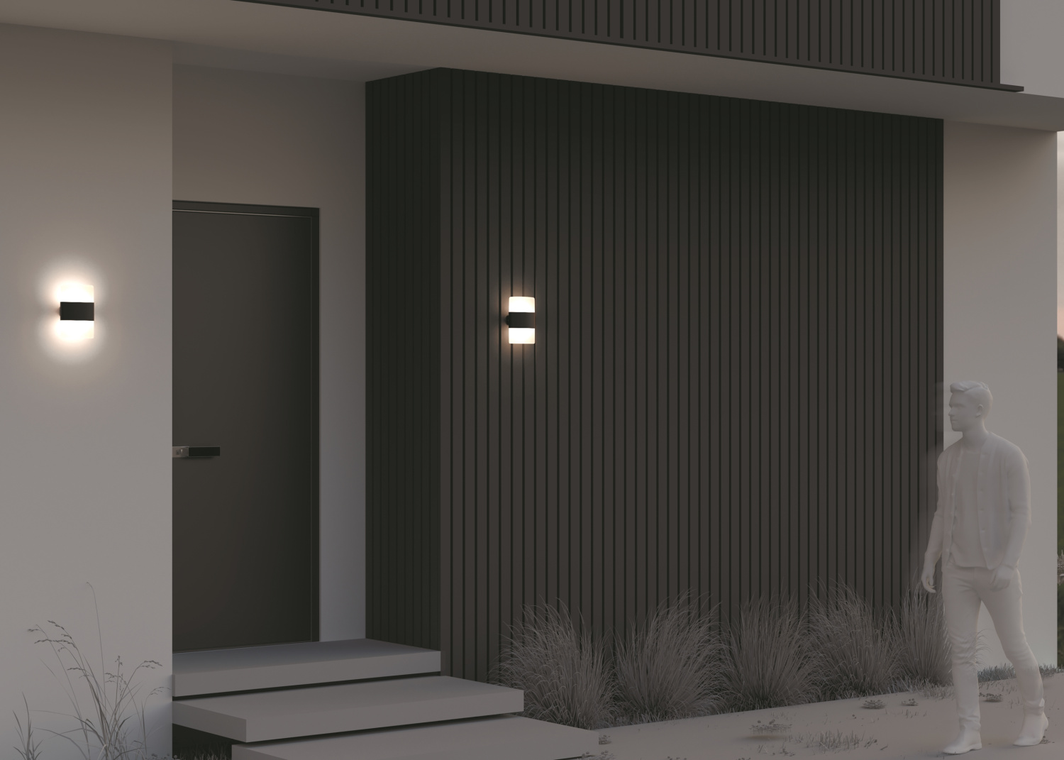 Maytoni Outdoor Rom Настенный светильник (бра) цвет: графит O442WL-L12GF3K