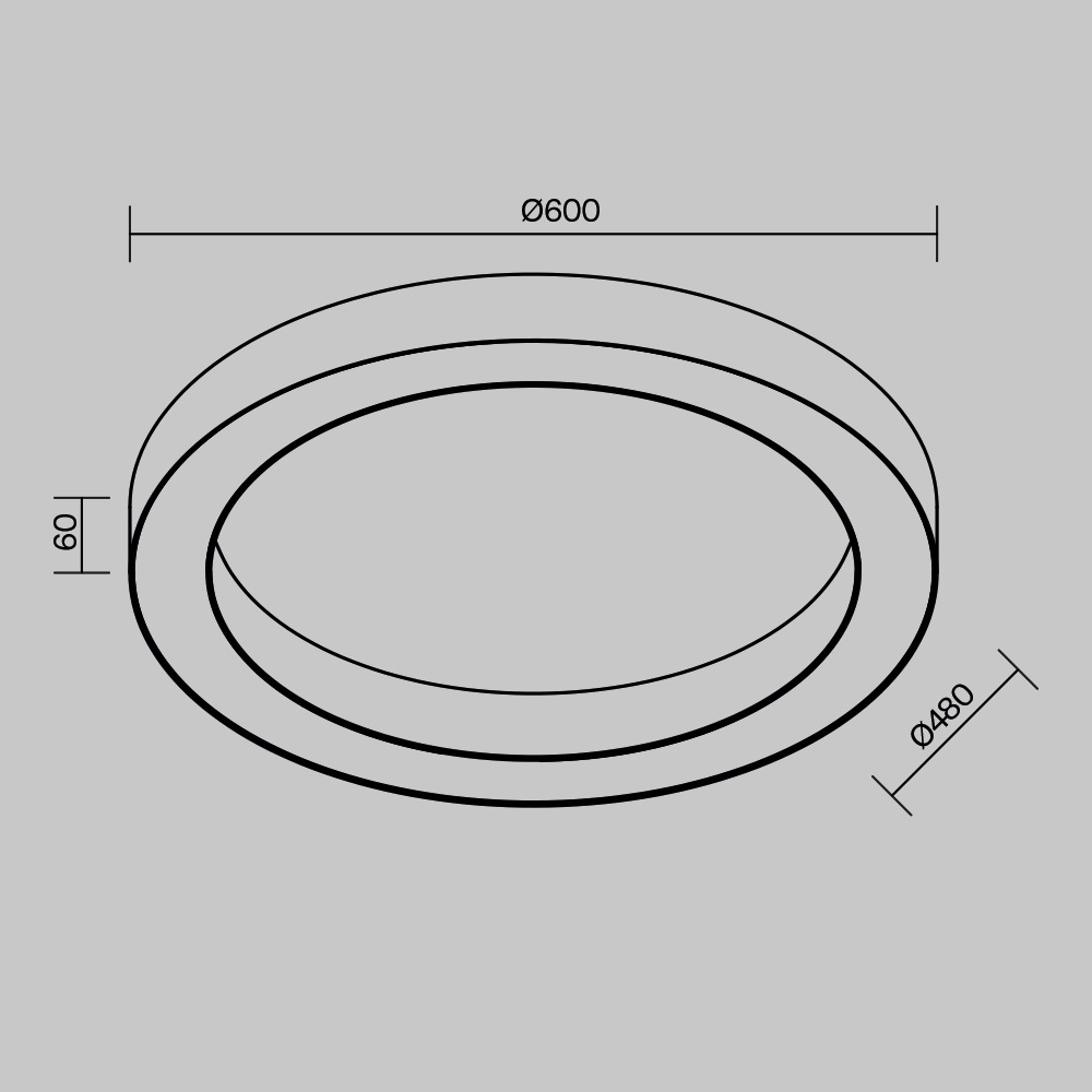 Maytoni Technical Lua Потолочный светильник цвет: белый C093CL-45W3K-W