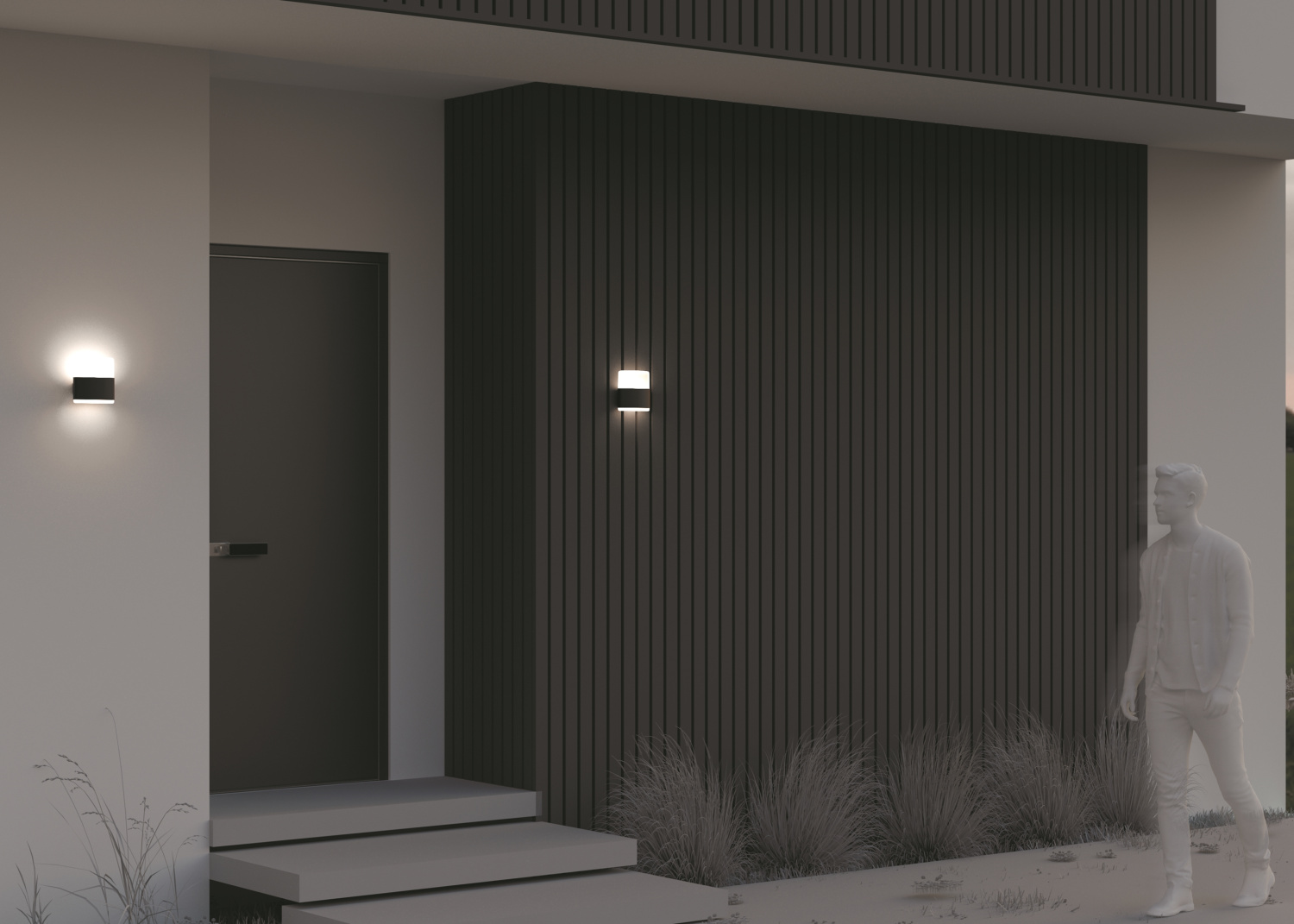 Maytoni Outdoor Rom Настенный светильник (бра) цвет: графит O442WL-L12GF3K1