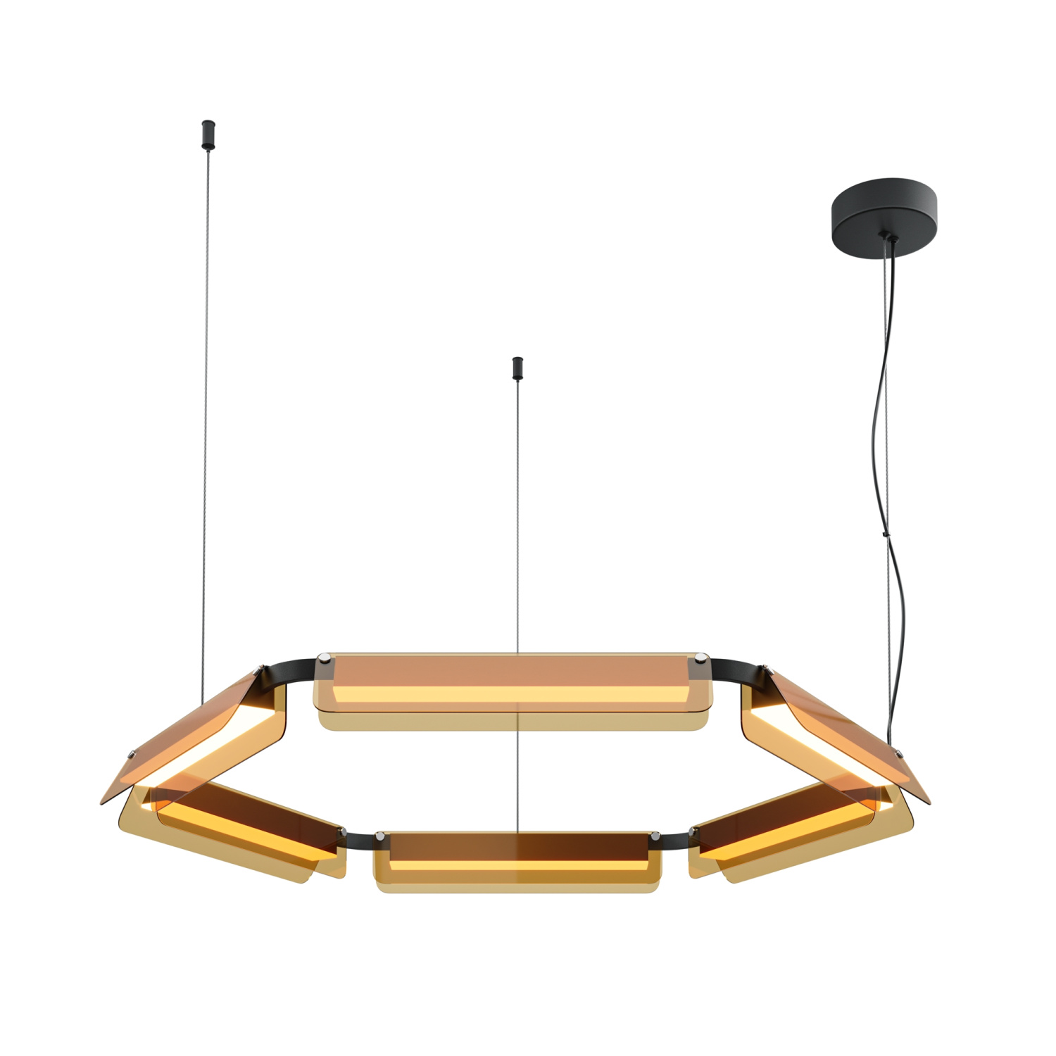 Maytoni Modern Flat Подвесной светильник цвет: черный MOD296PL-L60BC3K