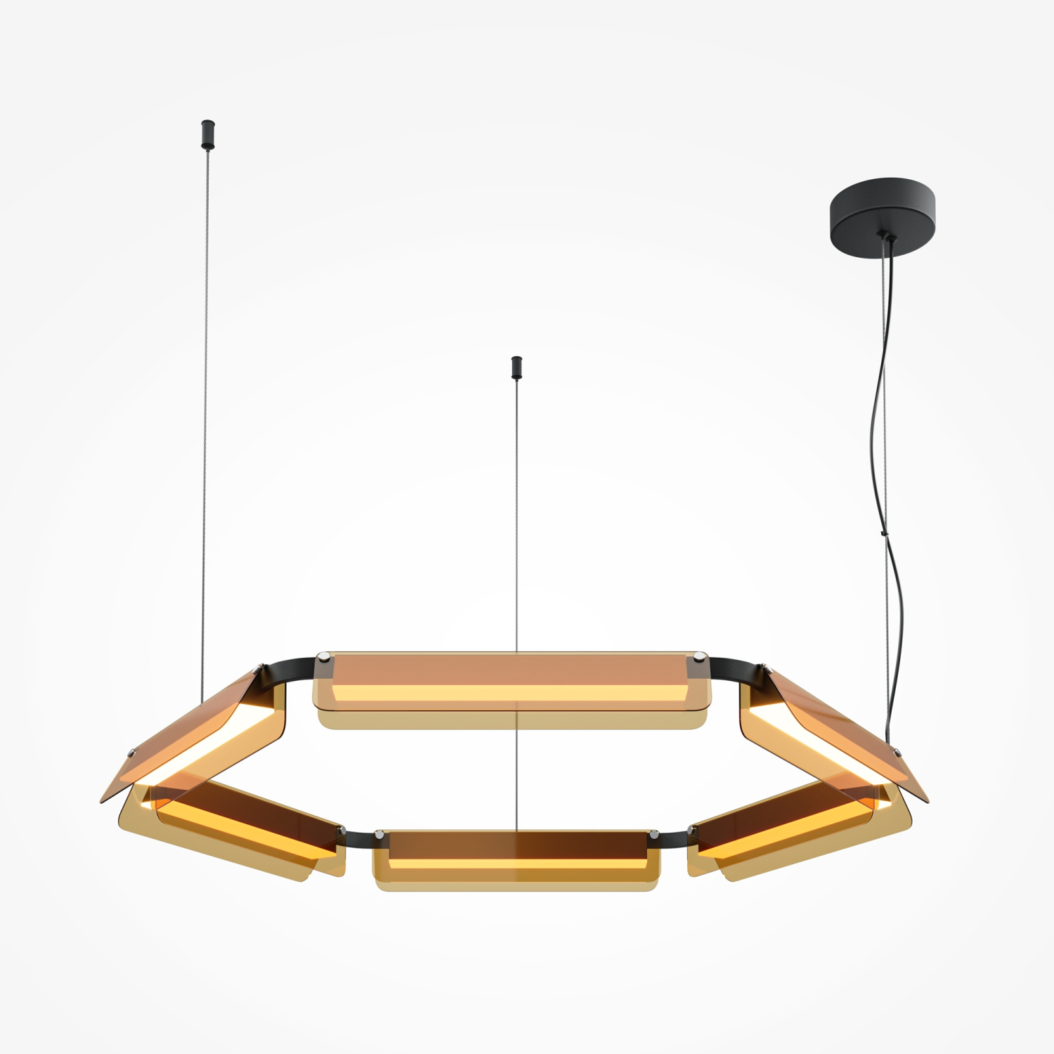 Maytoni Modern Flat Подвесной светильник цвет: черный MOD296PL-L60BC3K