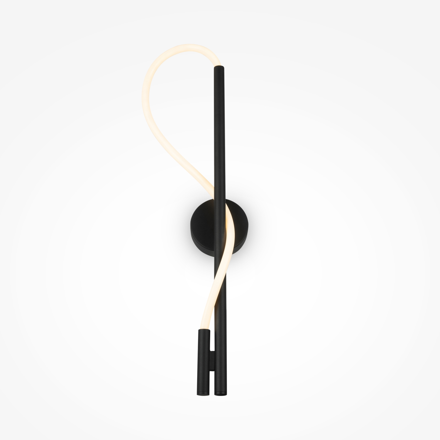 Maytoni Modern Tau Настенный светильник (бра) цвет: черный MOD146WL-L12B3K