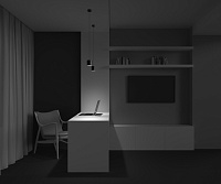 Maytoni Technical Polar Подвесной светильник цвет: черный P088PL-GX53-B