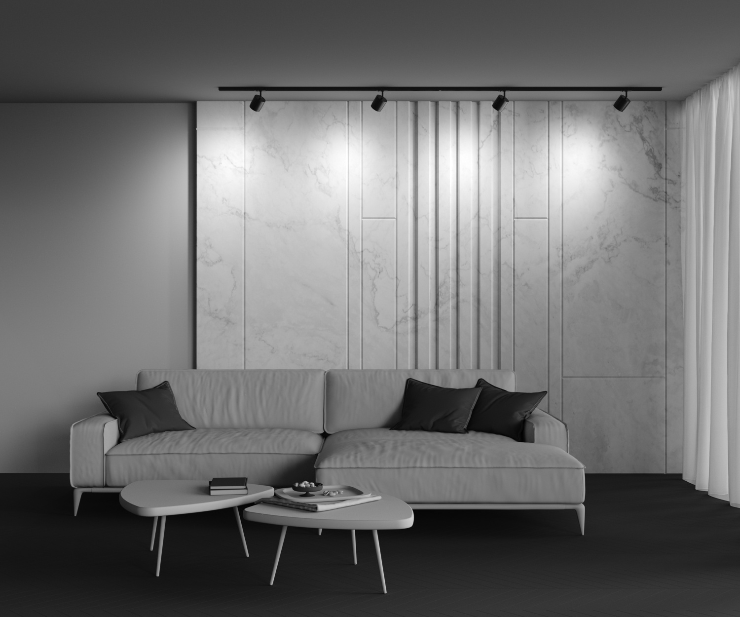 Maytoni Technical Polar Трековый светильник цвет: черный TR088-1-GX53-B