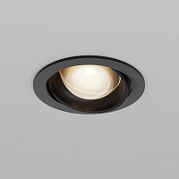 Maytoni Technical Lens Встраиваемый светильник цвет: черный DL105-12W3K-B