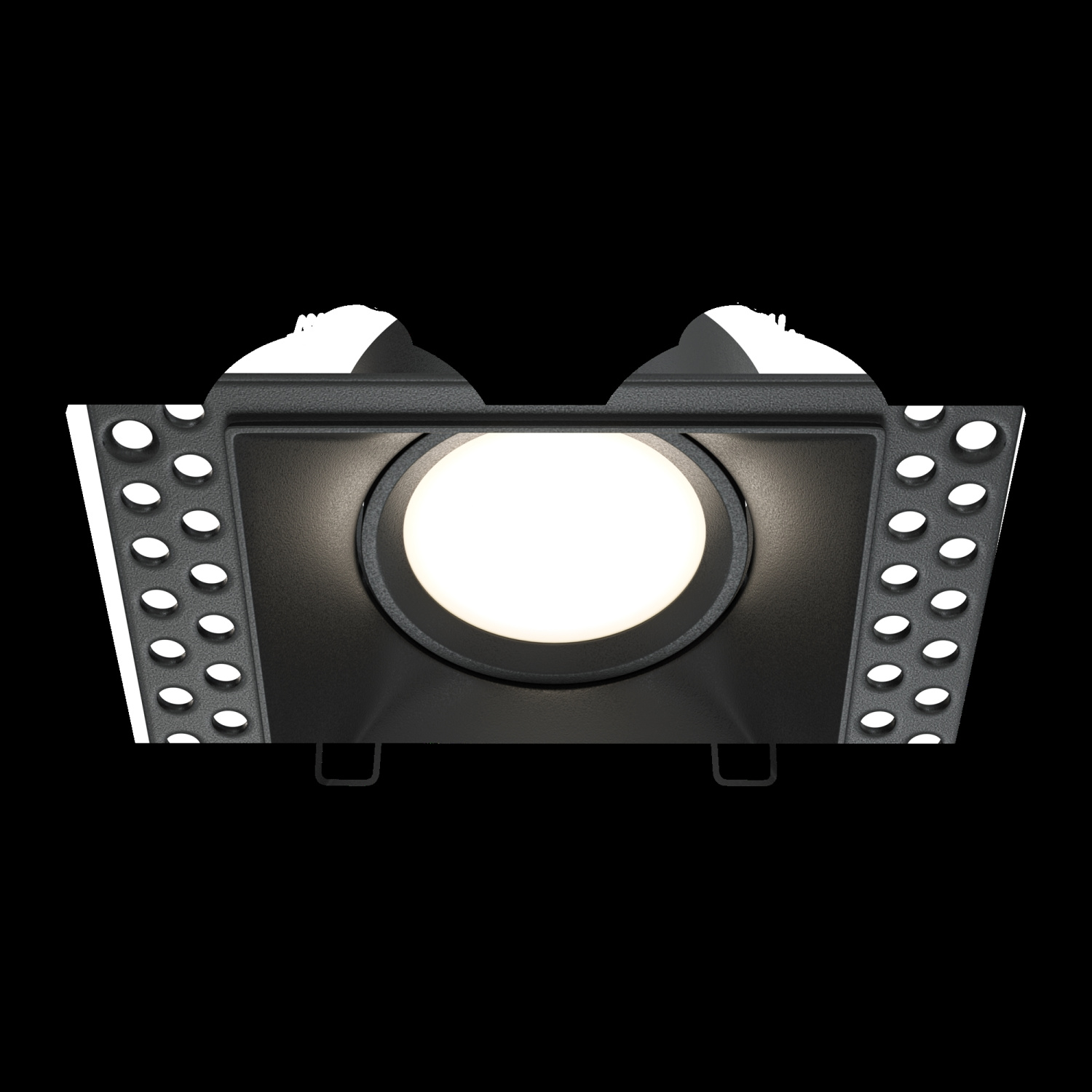 Maytoni Technical Dot Встраиваемый светильник цвет: черный DL042-01-SQ-B