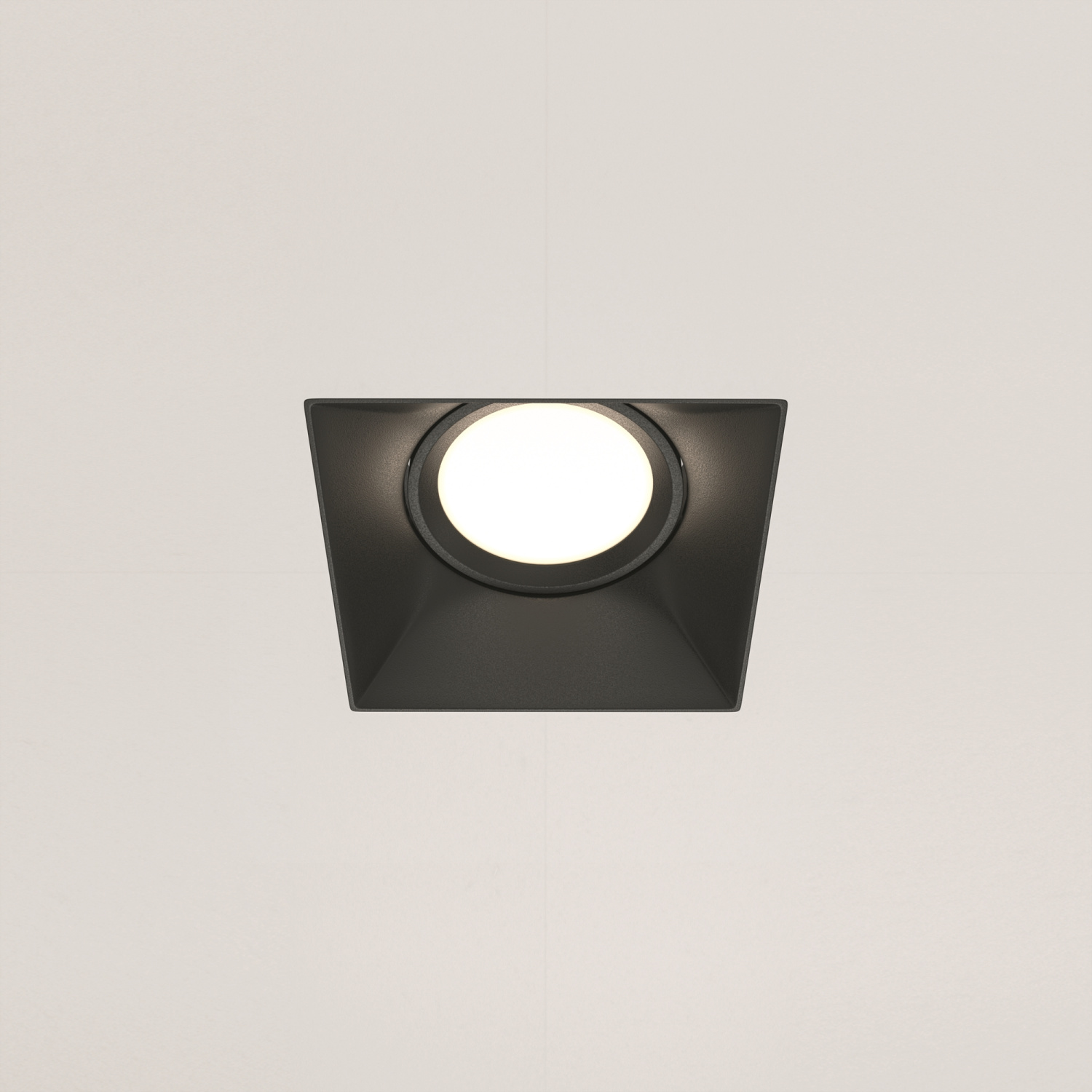Maytoni Technical Dot Встраиваемый светильник цвет: черный DL042-01-SQ-B