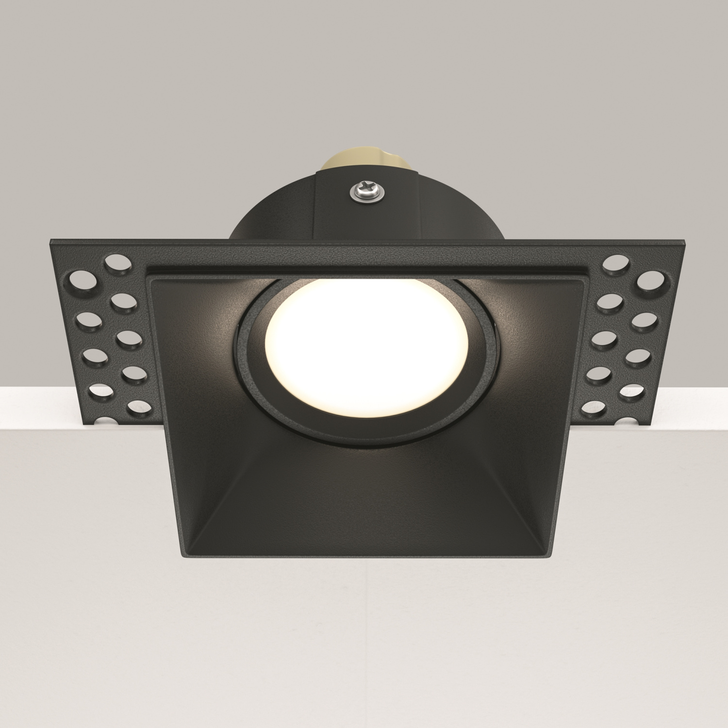 Maytoni Technical Dot Встраиваемый светильник цвет: черный DL042-01-SQ-B