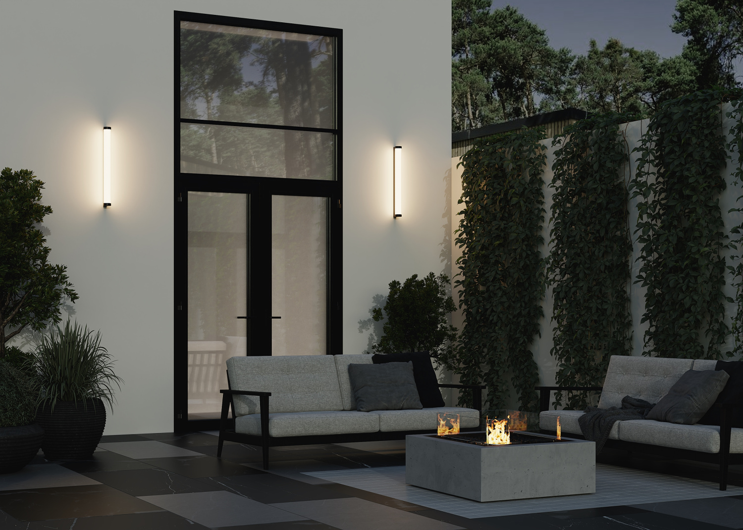 Maytoni Outdoor Rounge Настенный светильник (бра) цвет: черный O482WL-L16B3K