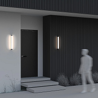 Maytoni Outdoor Rounge Настенный светильник (бра) цвет: черный O482WL-L16B3K