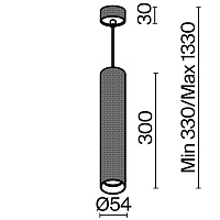 Maytoni Technical Artisan Подвесной светильник цвет: матовое золото P082PL-GU10-MG