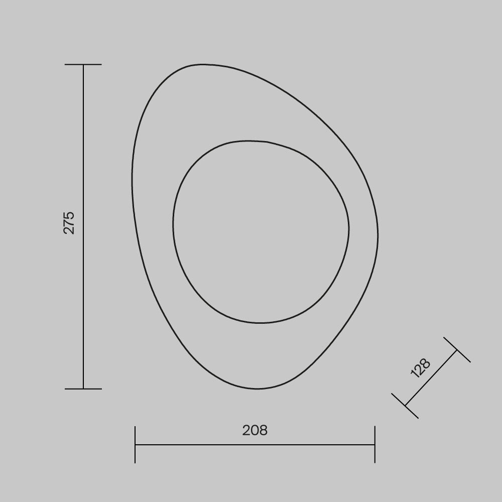 Maytoni Modern Mabell Настенный светильник (бра) цвет: черный MOD306WL-01G