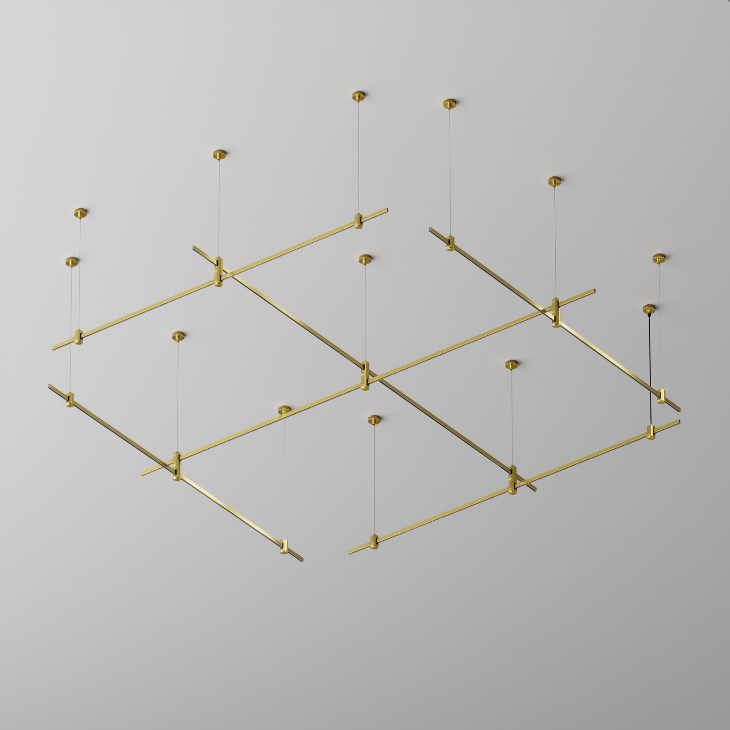 Maytoni Technical Busbar trunkings Flarity Шинопровод накладной/подвесной цвет: латунь TRX154-112BS