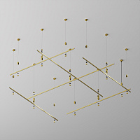 Maytoni Technical Busbar trunkings Flarity Шинопровод накладной/подвесной цвет: латунь TRX154-112BS