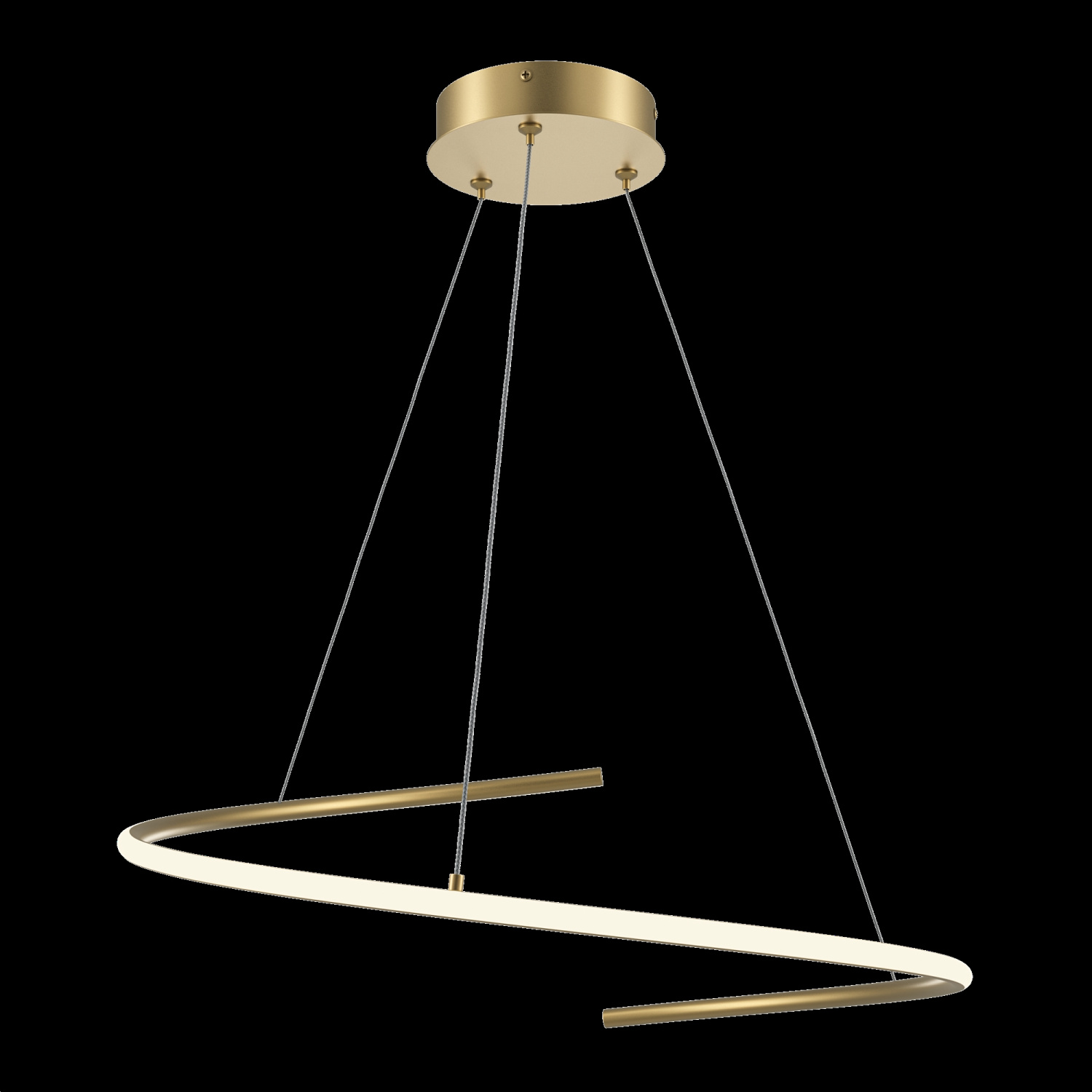 Maytoni Modern Curve Подвесной светильник цвет: латунь MOD242PL-L33BSK