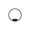Maytoni Modern Rim Настенный светильник (бра) цвет: черный MOD058WL-L25BK