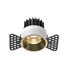 Maytoni Technical Round Встраиваемый светильник цвет: латунь DL058-7W3K-TRS-BS
