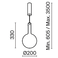 Maytoni Modern Nebula Подвесной светильник цвет: белый MOD182PL-L4W3K